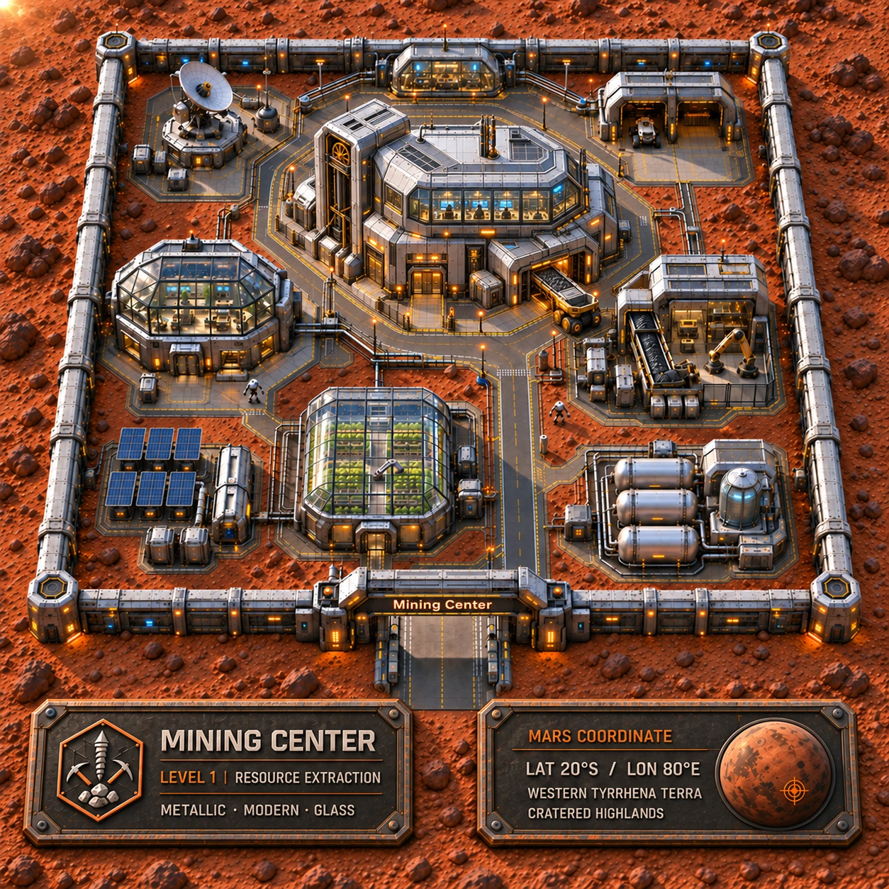 Mining Center founding portrait